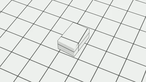 3D Cardboard Box Reveal Animation Dark Background 動画素材 339641502
