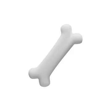 3d cartoon bone Stock Illustration