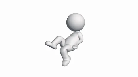 3D cartoon character go to bed sleep,comics people. Video stock 35730985