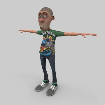 3D Model: 3D Cartoon Character - Jimmy Boy UV Mapped #61088381