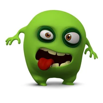 3d cartoon cute beast 스톡 일러스트