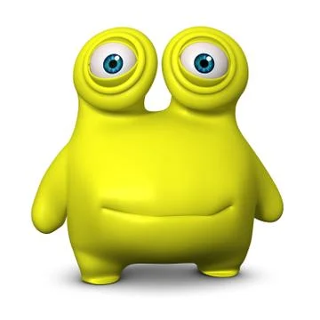 3d cartoon cute bug 스톡 일러스트