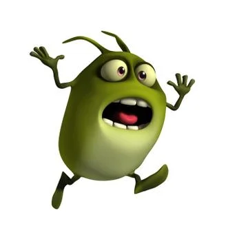 3d cartoon cute bug Stock-Illustration