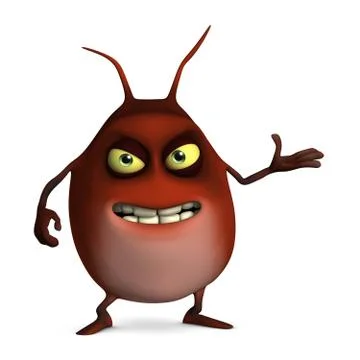 3d cartoon cute bug Stock-Illustration