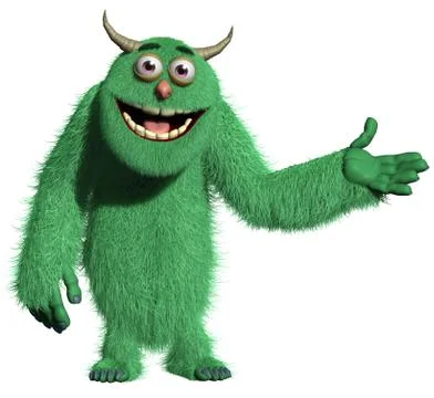 3d cartoon monster Stock-Illustration