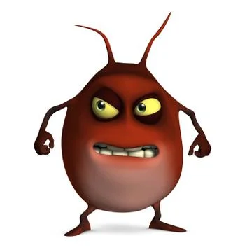 3d cartoon monster Stock Illustration