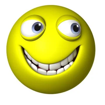 3d cartoon troll face 스톡 일러스트