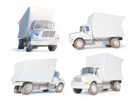 3d cartoon van Illustrazione stock