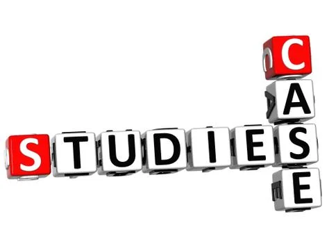 3d case studies crossword Stock Illustration