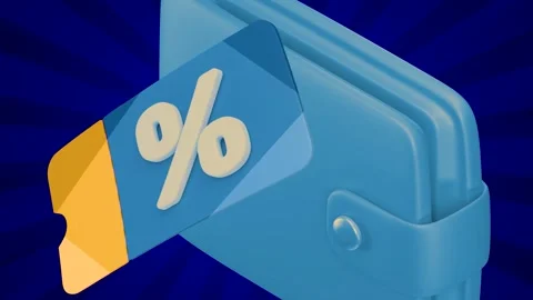 3D Cash Back Offer Stock Footage 281285824