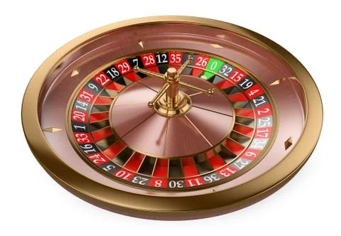 3D Casino roulette Stock Illustration