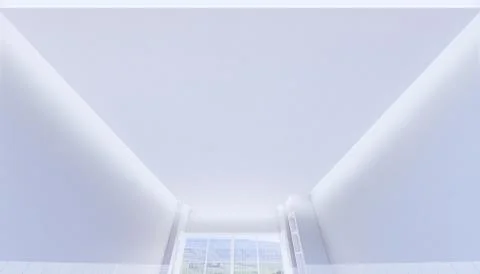 3d ceiling toilet Stock Illustration