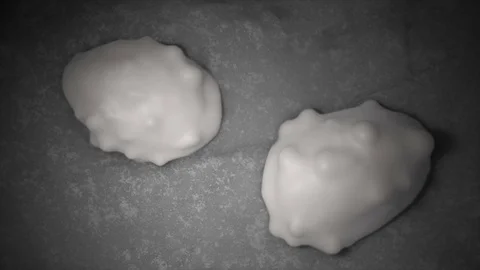 3D CG animation of cell movement and division Stock Footage 82177657