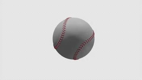 3D CG Ball Spin Alpha loop Stock Footage 238979017