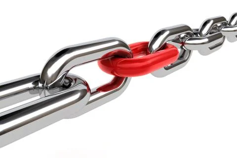 3d chain Stock Illustration