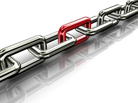 3d chain Stock Illustration