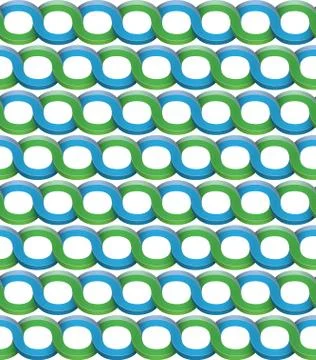 3d chains Stock Illustration