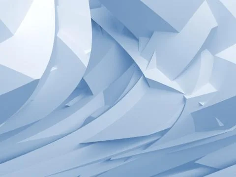 3d chaotic polygonal surface background texture Stock Illustration