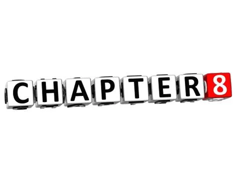 3d chapter button click here block text Stock Illustration