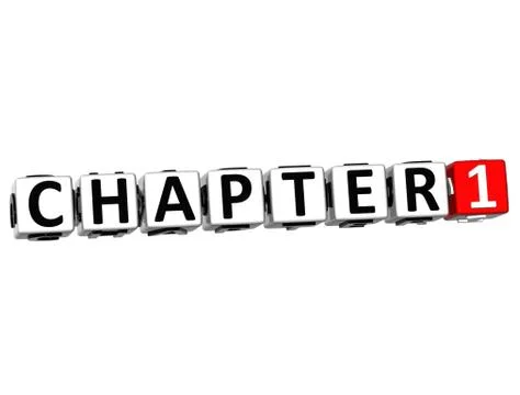 3d chapter button click here block text 스톡 일러스트