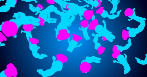 3d character chef flat colors Video stock 103725530