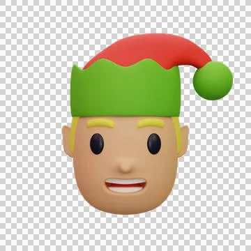 3d character elves icon Stock Illustration