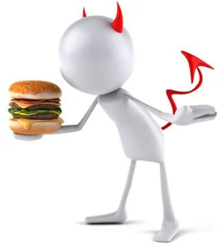 3D character Illustrazione stock