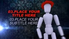 3D character presentation 1 Stock After Effects