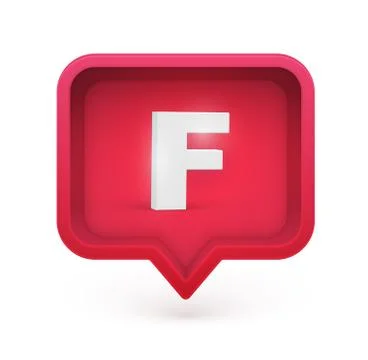 3D character in a speech bubble, vector illustration Stock Illustration