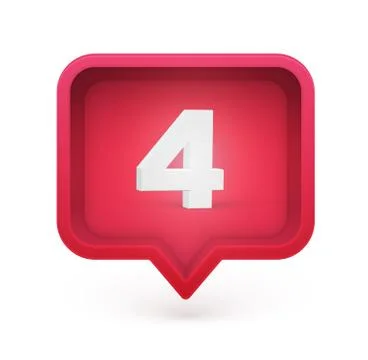 3D character in a speech bubble, vector illustration Stock Illustration