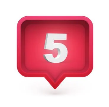 3D character in a speech bubble, vector illustration Stock Illustration