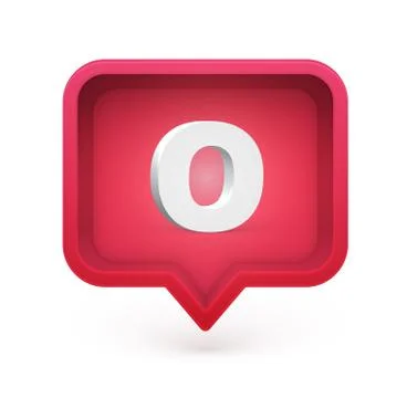 3D character in a speech bubble, vector illustration Stock Illustration