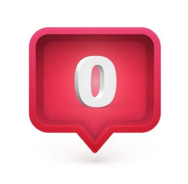 3D character in a speech bubble, vector illustration Stock Illustration