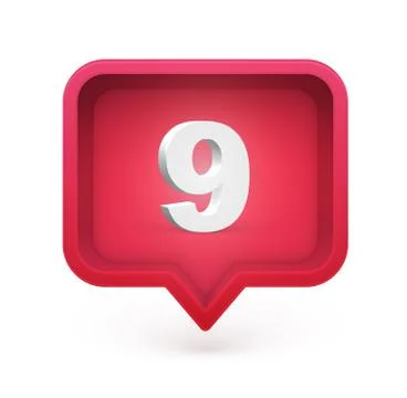 3D character in a speech bubble, vector illustration Stock Illustration