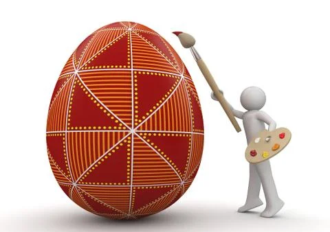 3d characters / objects isolated on white background series Stock Illustration