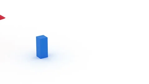 3D Chart Down Stock Footage 147222163