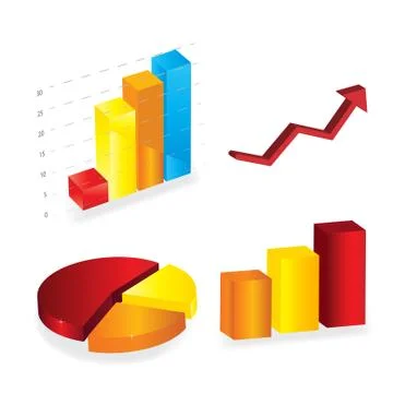 3d chart Stock Illustration