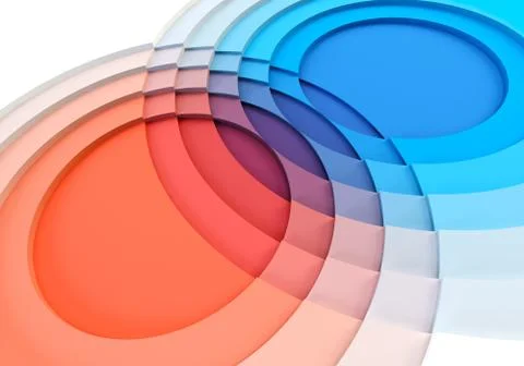 3d charts crossing Stock Illustration