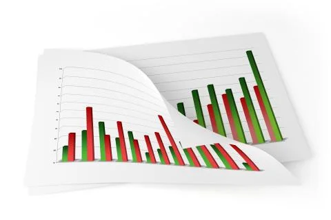 3D Charts - Improvement Stock Illustration
