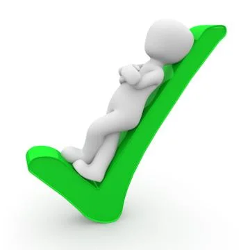 3d check 2 Stock Illustration