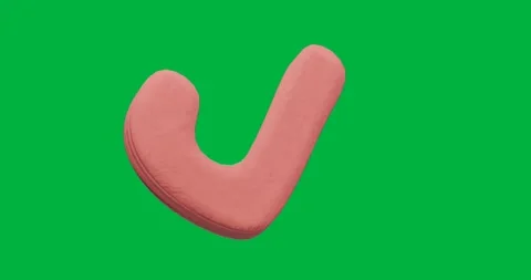 3D check mark hovering on transparent background, illustrating business branding Stock Footage 317479790