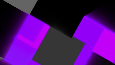 3D checkered block animated background glowing with attractive colors Stock Footage 308277228
