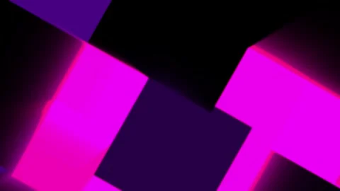 3D checkered block animated background glowing with attractive colors Stock Footage 308277237