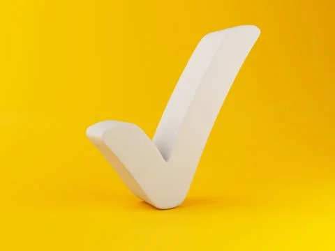 3d Checklist 스톡 일러스트