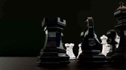 3D chess on the Board Vidéo 119856319