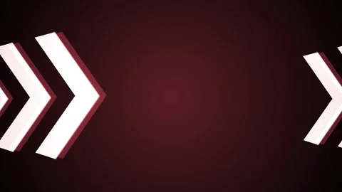 3d chevrons pointing right on a dark textured background animation, left-al.. Stock Footage 329843336
