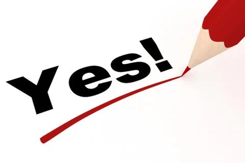 3d choice, on white background Stock Illustration