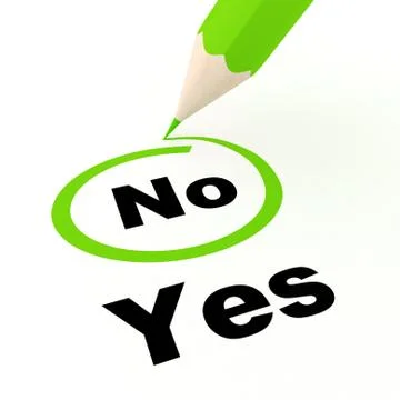 3d choice, on white background Stock Illustration