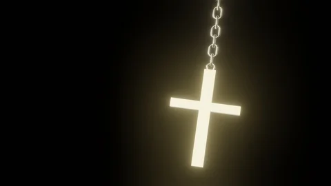 3D Christian cross Stock Footage 105343279
