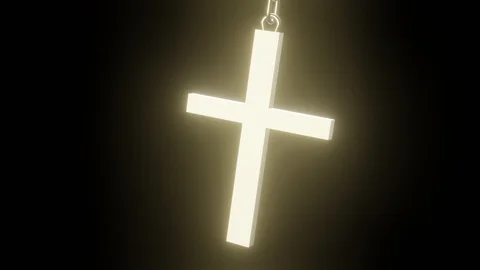 3D Christian cross Stock Footage 105499120